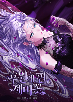 后院盛开的紫罗兰